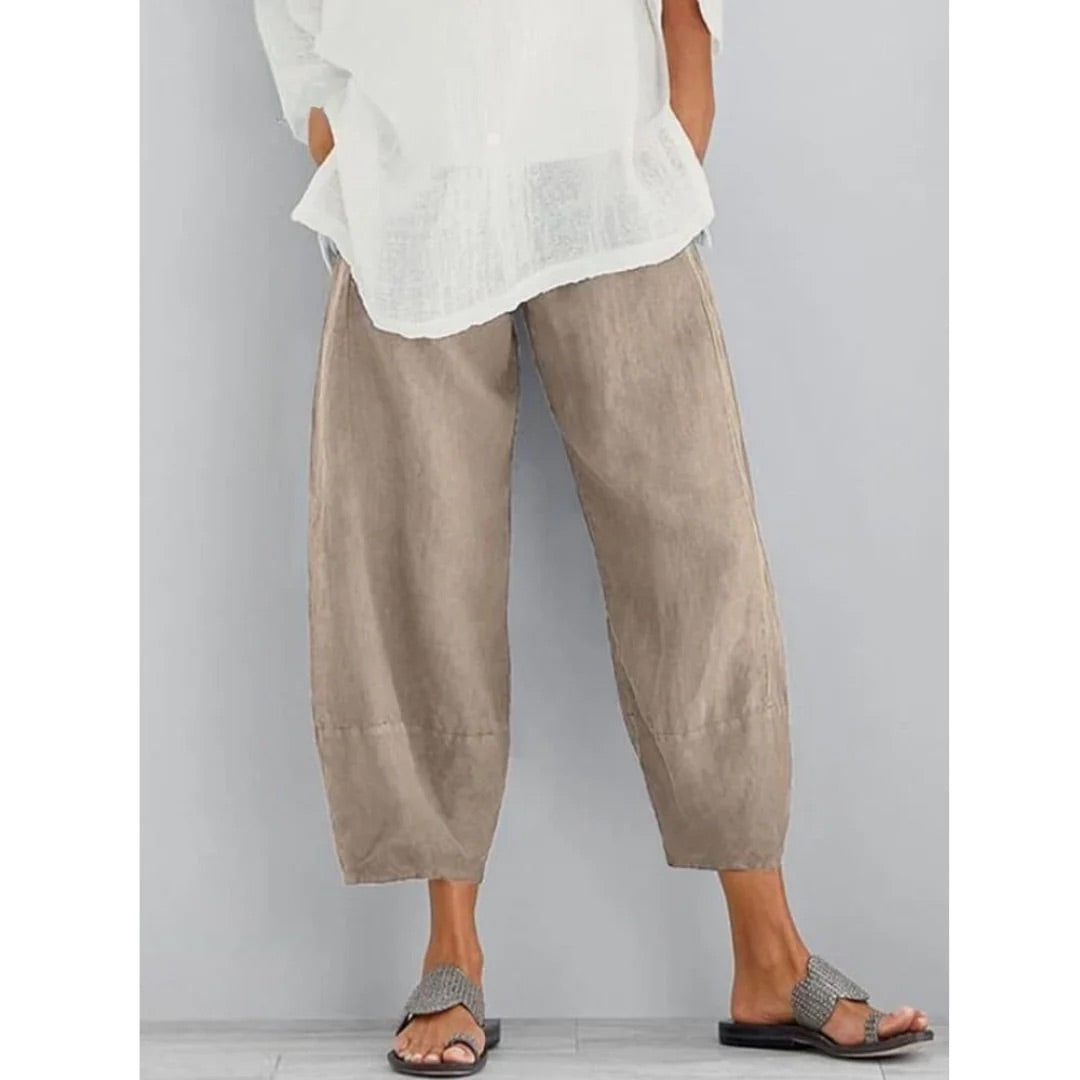 Helena - Pantaloni in lino eleganti e comodi