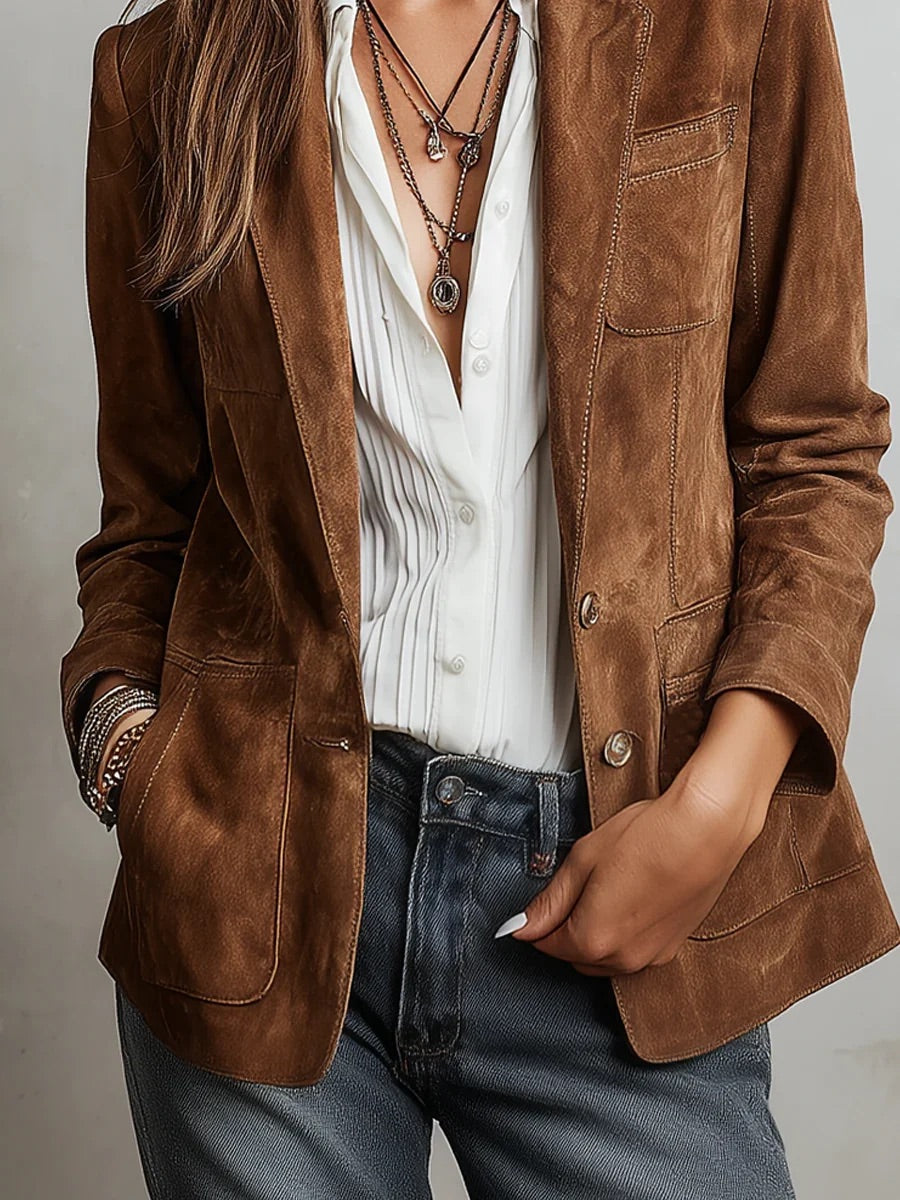 Ginevra - Blazer Vintage Marrone