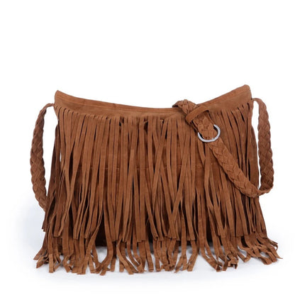 Borsa a tracolla da donna in nappa smerigliata