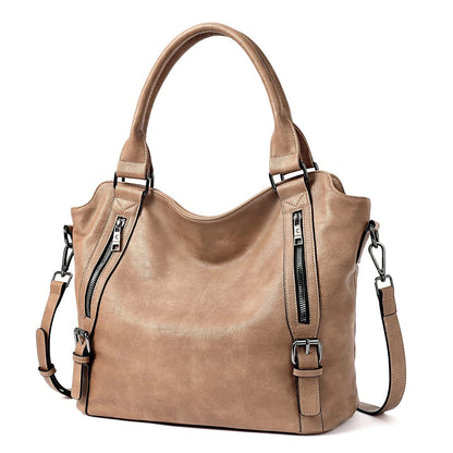 Borsa a tracolla capiente in stile retrò