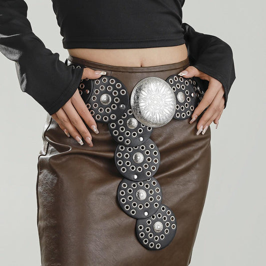 Cintura rotonda in stile western