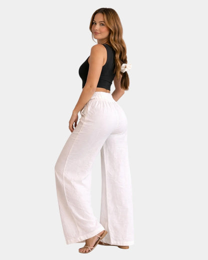 Audrey - Eleganti pantaloni a gamba larga
