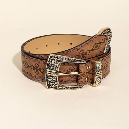 Cintura da donna con stampa stile western